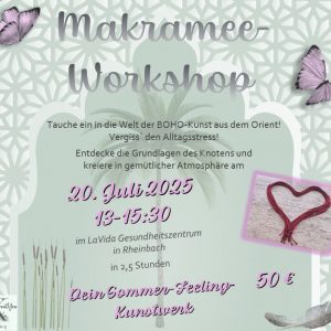 Makramee-Workshop 20. Juli 2025