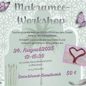 Makramee-Workshop 24. August 2025